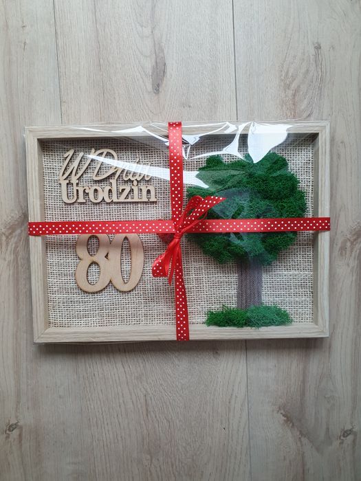 Obraz drzewko z mchu prezent na urodziny