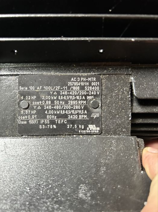 Silnik 4KW 3-fazowy 3500rpm