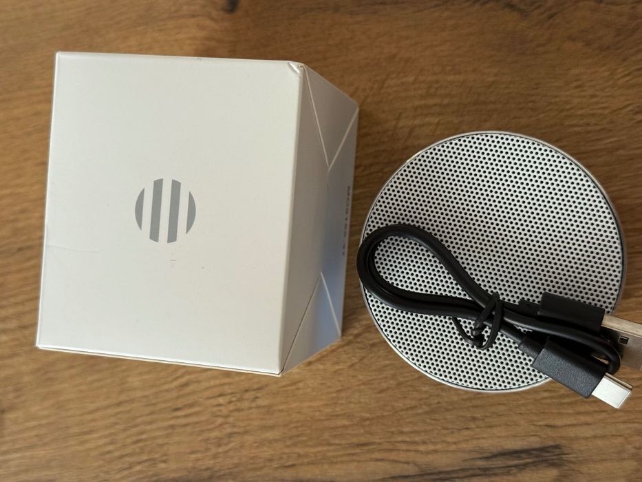 Okrągły głośnik MO9155-37 plus power bank 4000 mAh gadżet reklamowy