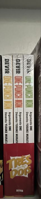 3 Mangás One Punch Man(1,2,3) novos