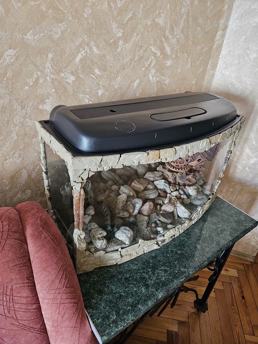 Кований столик + акваріум 110л. Ексклюзивний комплект