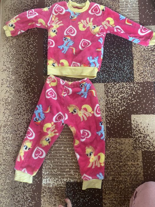 Тепла піжама 92 для дівчинки