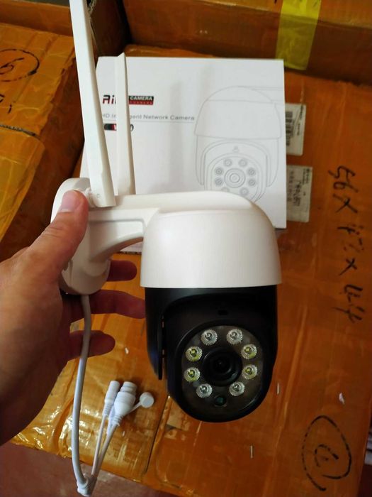 5 Мп камера вулична, поворотна WiFi з автослідкуванням звуком для дома