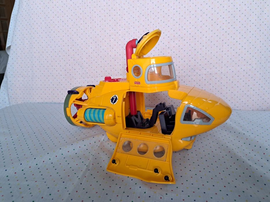 Submarino amarelo imaginext