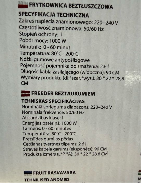 Frytkowinca beztluszcowa