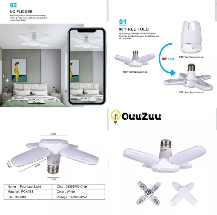 Lâmpada led inteligente detector de movimentos casa quarto apartamento