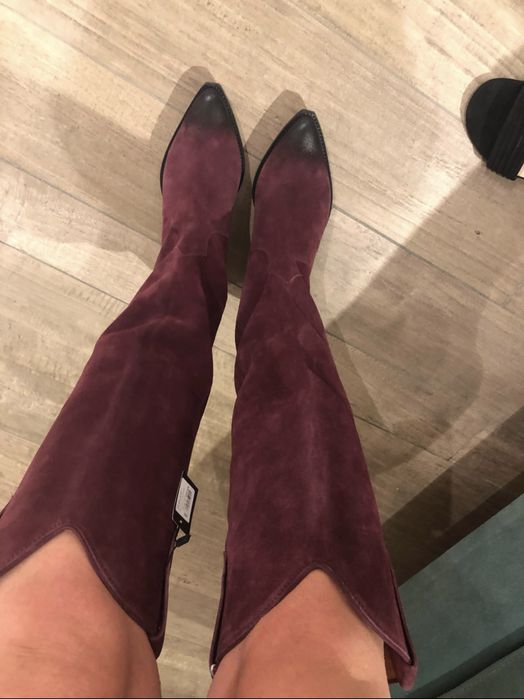 Isabel Marant замшеві чоботи