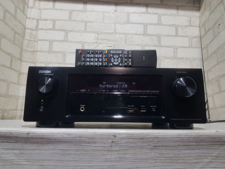 5.1 AV ресивер DENON AVR X1000+2 . 5x120 Вт, HDMI USB LAN