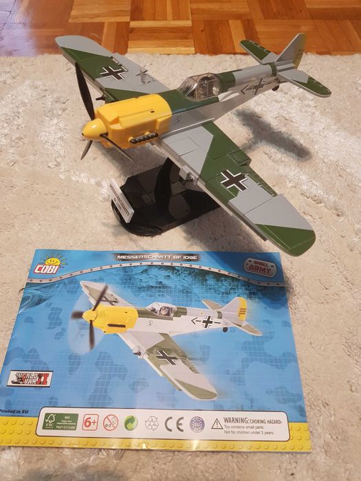 COBI seria Mała Armia, samolot Messerschmitt BF 109E, zestaw 5517