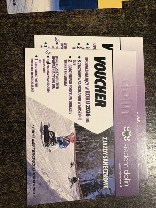Vouchery  na  zjazdy saneczkowe —-> siedem dolin