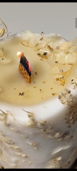 Натуральні свічки. Інтер'єрний вінок. Дідух. Букет із сухоцвітів