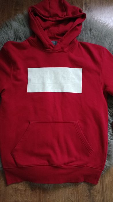 Bluza z kapturem czerwona roz M Primark