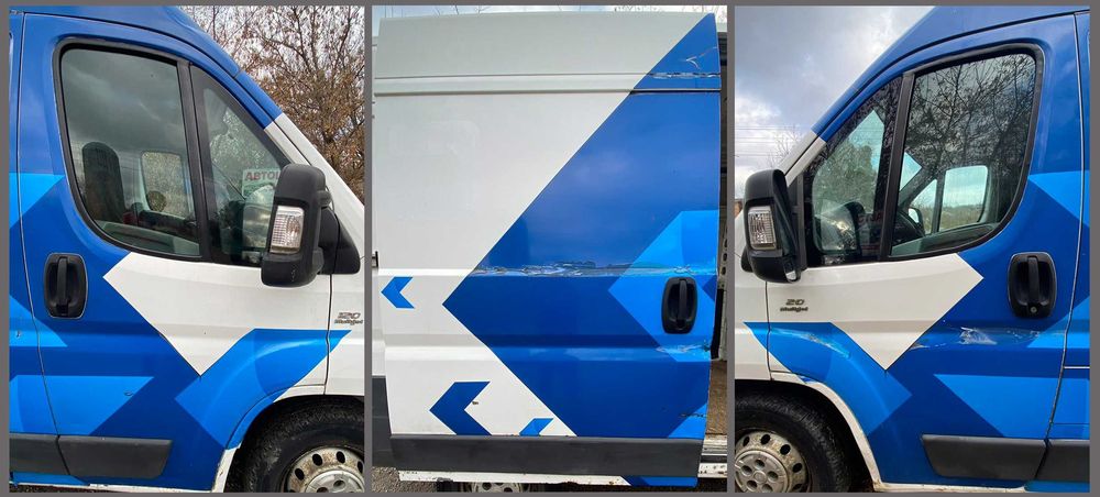 Дверь Двері Передняя Боковая сдвижная Перед Boxer Jumper Ducato 06-14