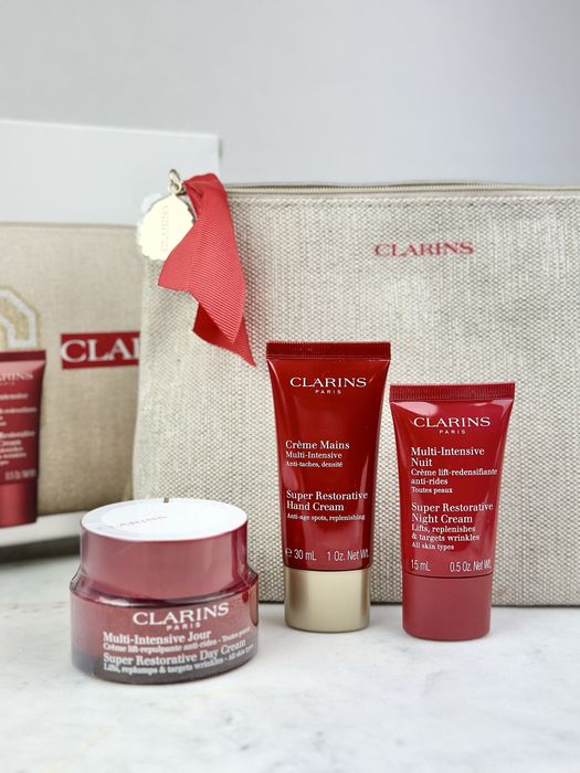 Clarins Restorative zestaw kosmetyków na prezent boże narodzenie