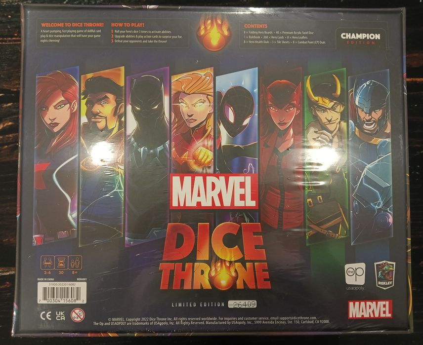 Marvel Dice Throne, nowa w folii
