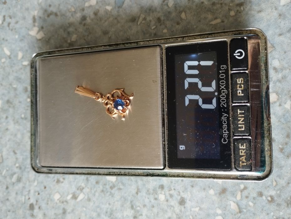 Золотой кулон СССР 2.27 грамма