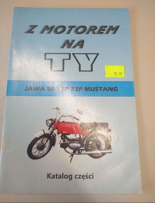 Książka katalog części Jawa Jawka 50 23P sport mustang