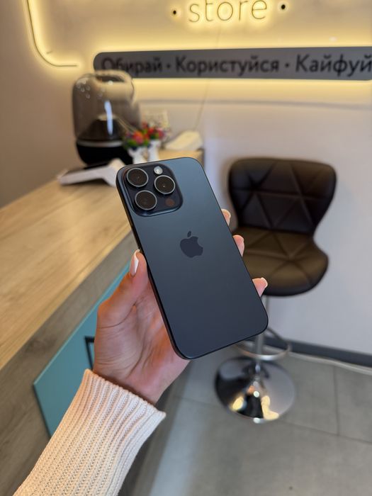 Iphone 15 Pro 1 TB Blue Titanium  Розстрочка Обмін Магазин