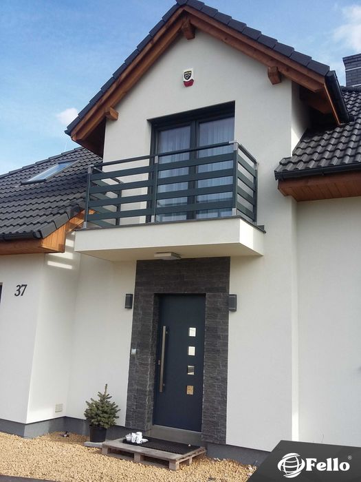 Balustrada balkonowa Classic 4 aluminium taras balkon barierka schody