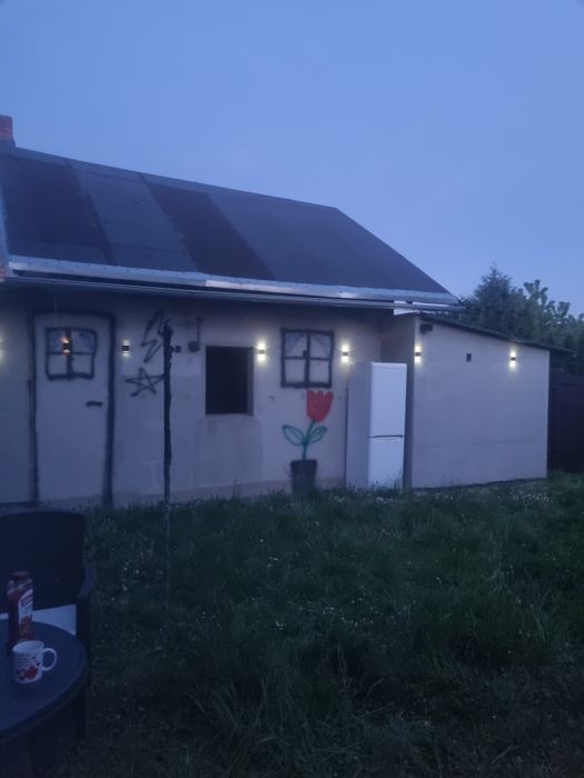 Działka rod z domkiem piętrowym