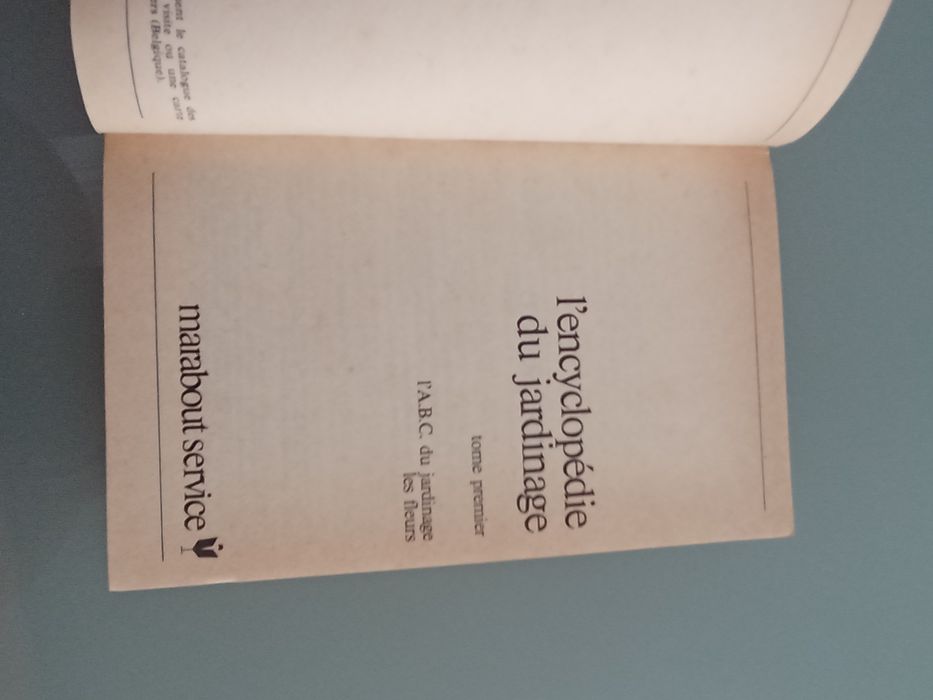 Encyclopédie du jardinage "Les fleurs" 1Annie Morand	Introdução à Enciclopédia de Jardinagem Vol. 1 - O ABC da Jardinagem, Flores  1974; - Como novo