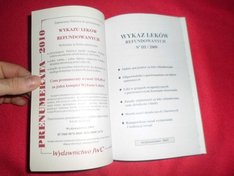 Wykaz Leków Refundowanych Nr Iii/2009 Praca Zbiorowa
