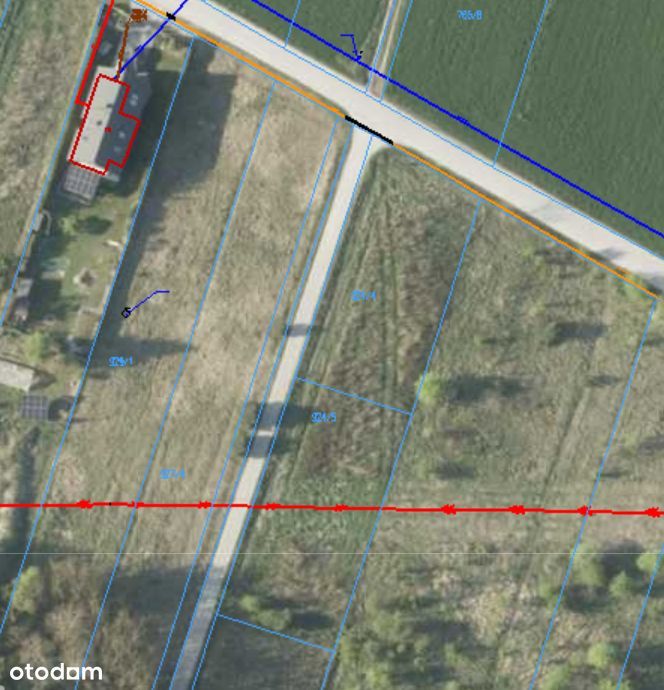 REZERWACJA -Działka budowlana z WZ – Wilanów Jędrzejowa | 1866 m² | - Widok 3