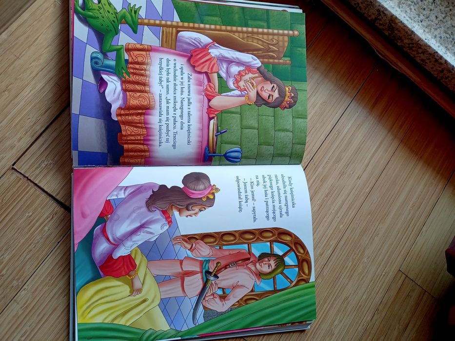 Książka z bajkami w twardej oprawie