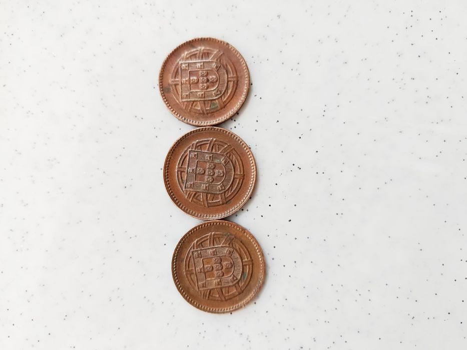 3 Moedas de 2 centavos 1918