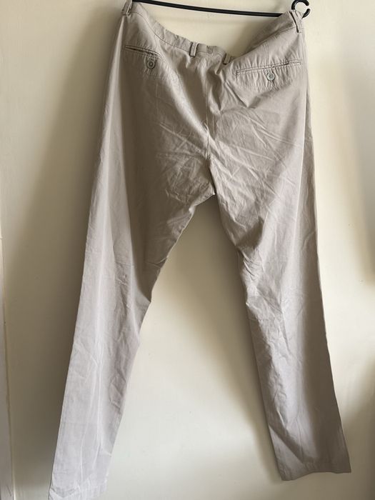 Spodnie bawełniane beżowe Mexx Metropolitan Modern Slim Fit