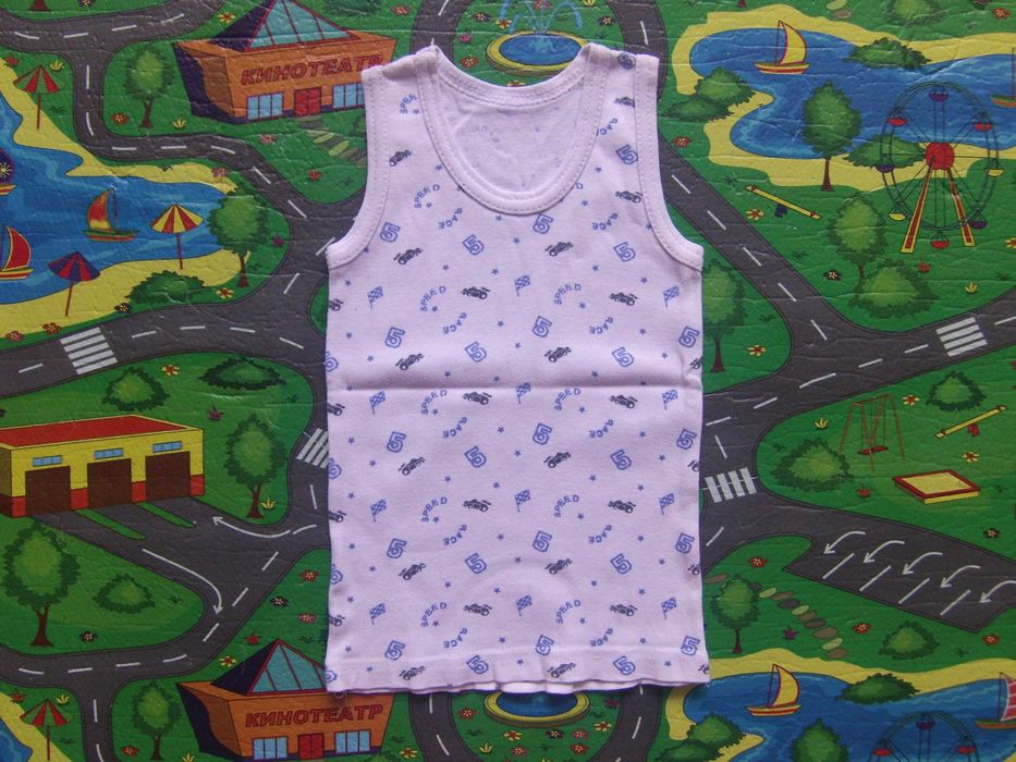 Майка TATOSHKA (татошка) для мальчика (хлопок) рибана