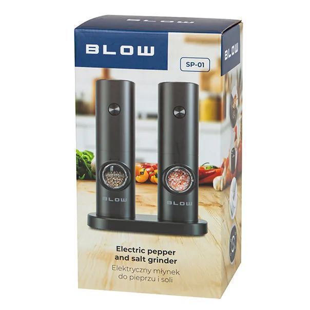 Elektryczny młynek do soli, pieprzu, przypraw, ziół BLOW SP-01 LED