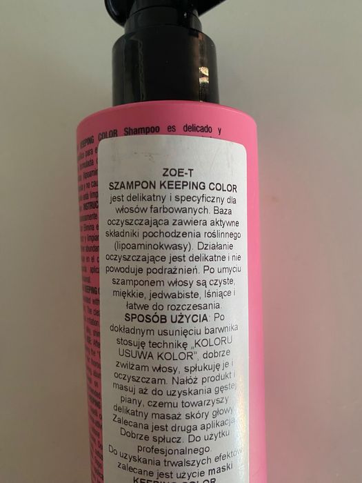Nowy profesjonalny szampon do włosów ZOE-T