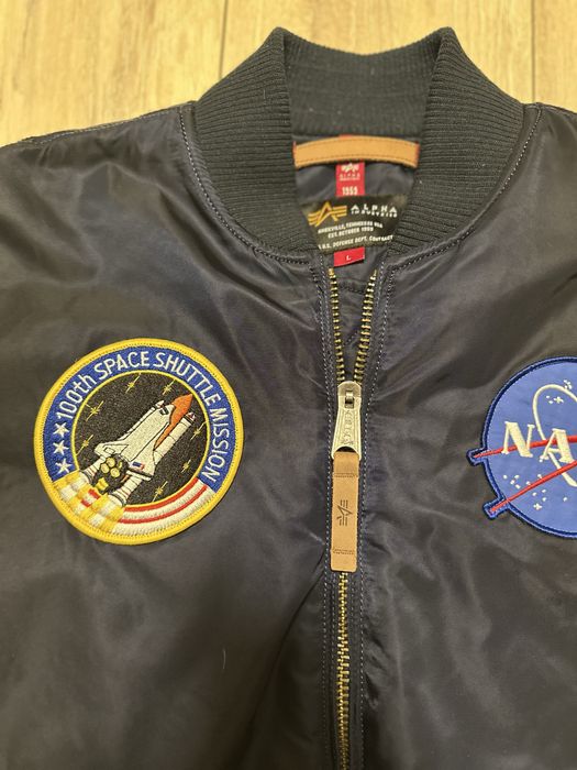 Куртка-бомбер Alpha Industries MA-1 VF NASA