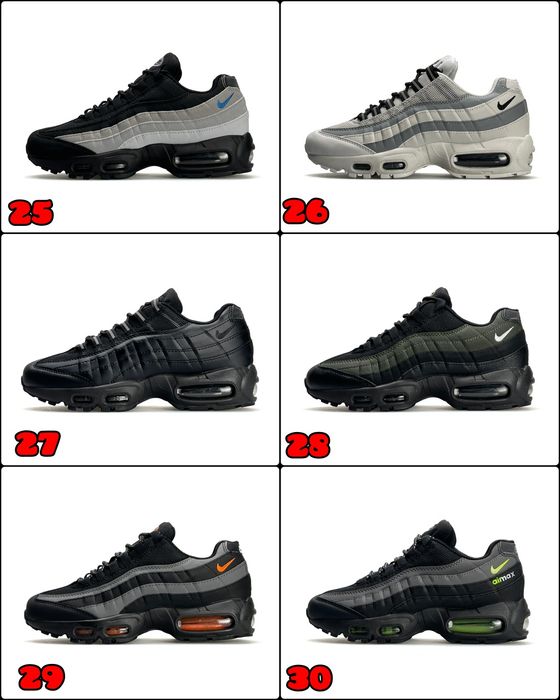 ВСІ КОЛЬОРИ‼️ Кросівки Nike Air Max 95 x Corteiz / 36-46, ПРЕМІУМ