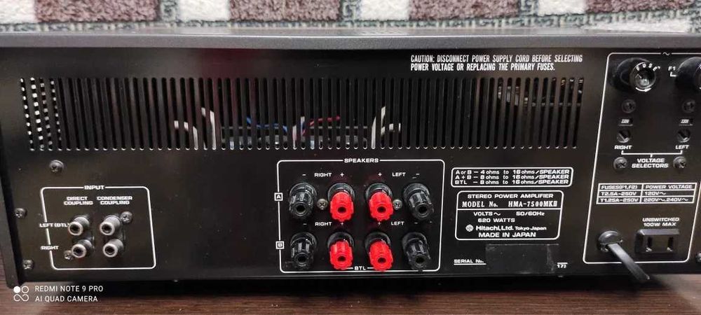 Hitachi HMA-7500 HCA-7500 MKII аудіофильский коллекційний комплект