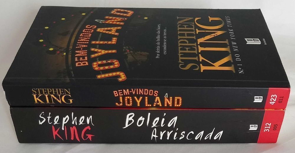 2 Livros Bolso de Stephen King Boleia Arriscada, Joyland [Preço Conj]