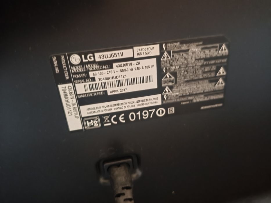 Tv Smart Lg 43 polegadas