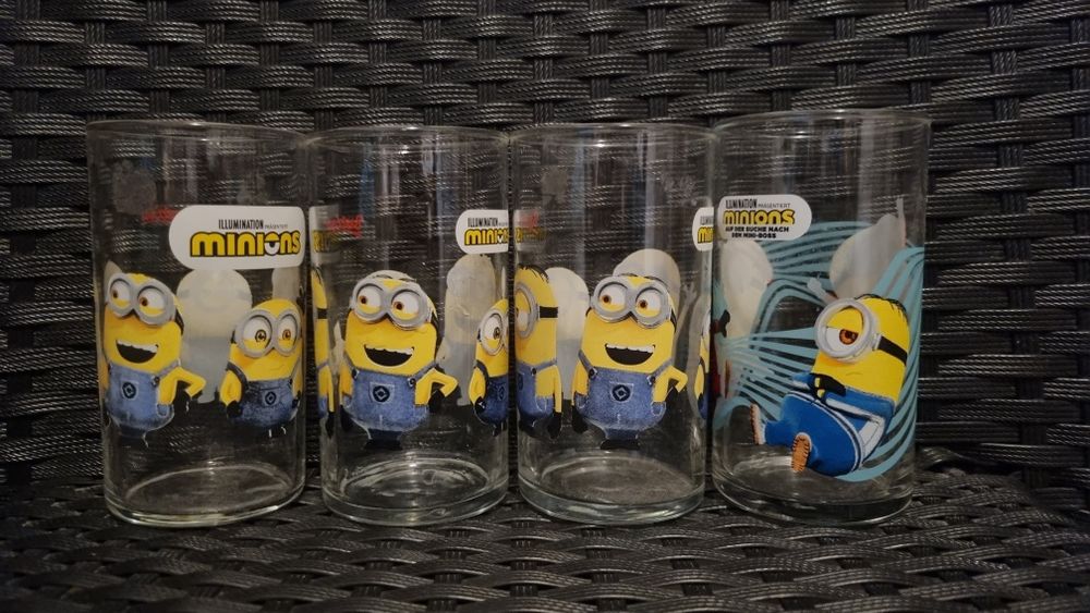 Szklanki Minionki bautzner unikat