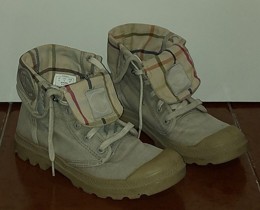 Palladium castanho e/ou branco tamanho 37 : preço mais baixo...