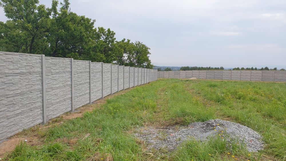Ogrodzenie betonowe.Kompleksowo. szybkie terminy realizacji