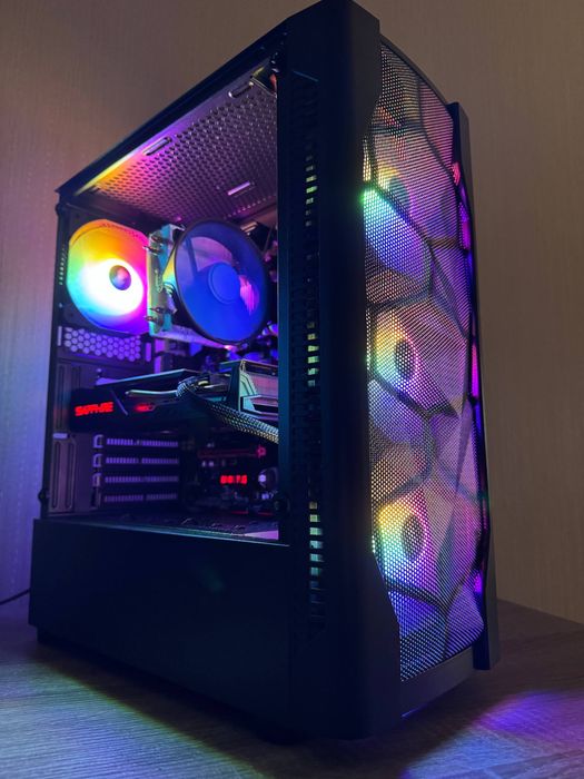 Игровой компьютер ryzen 5 rx5600xt 16ddr4 240ssd 500hdd b450 MSI