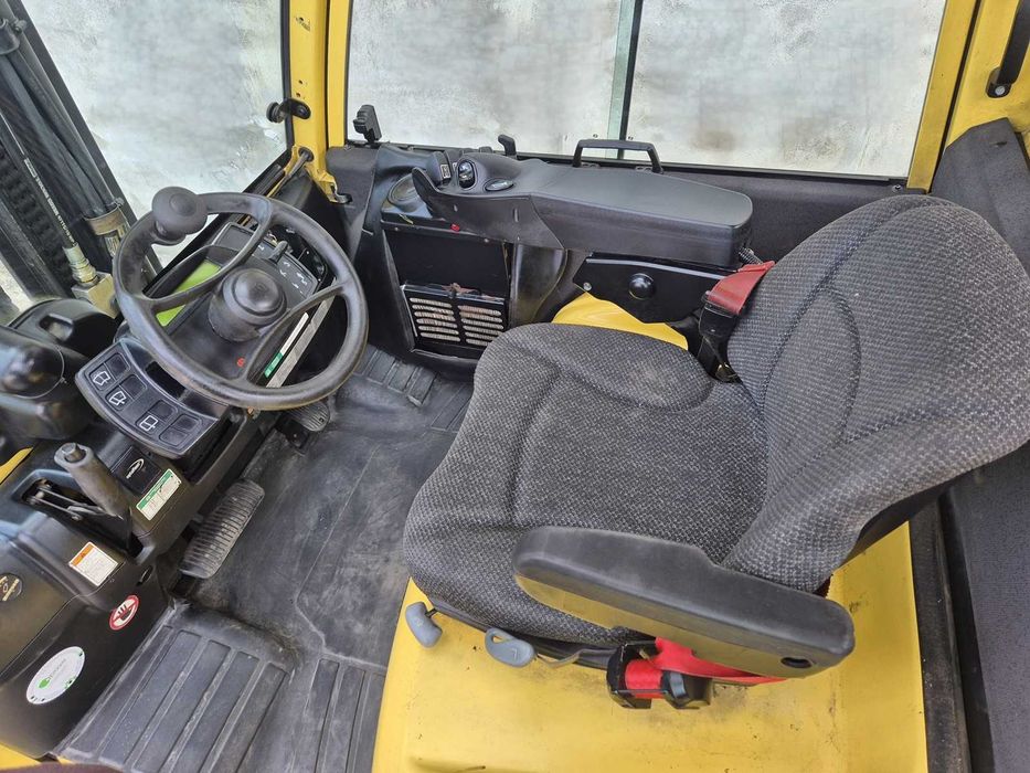 Hyster 5500kg • 2017 • maszt TRIPLEX • kabina z klimatyzacją • dwie wolne sekcje hydrauliczne • wózek widłowy, możliwy leasing, zobacz FILM