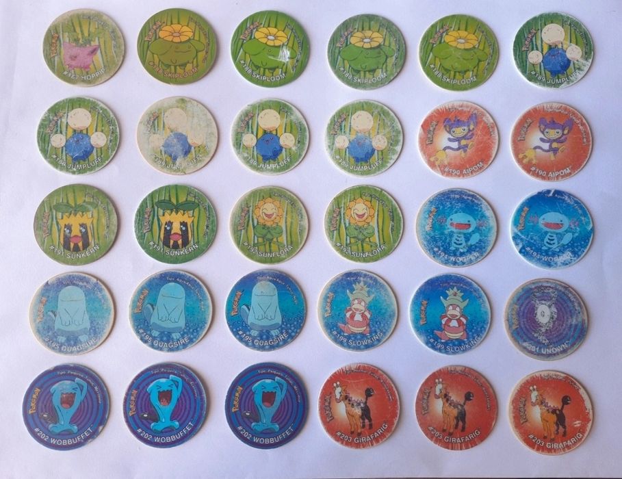 Pokemon Tazos 3 - venda à unidade