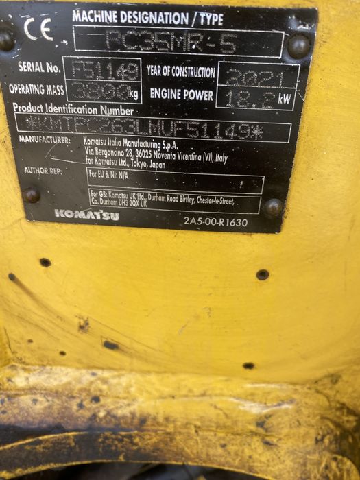Mini giratoria  Komatsu pc 35