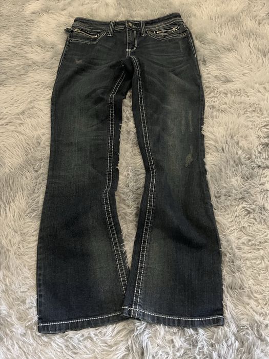 Nn faded bootcut/flared jeans(archive,swear london)