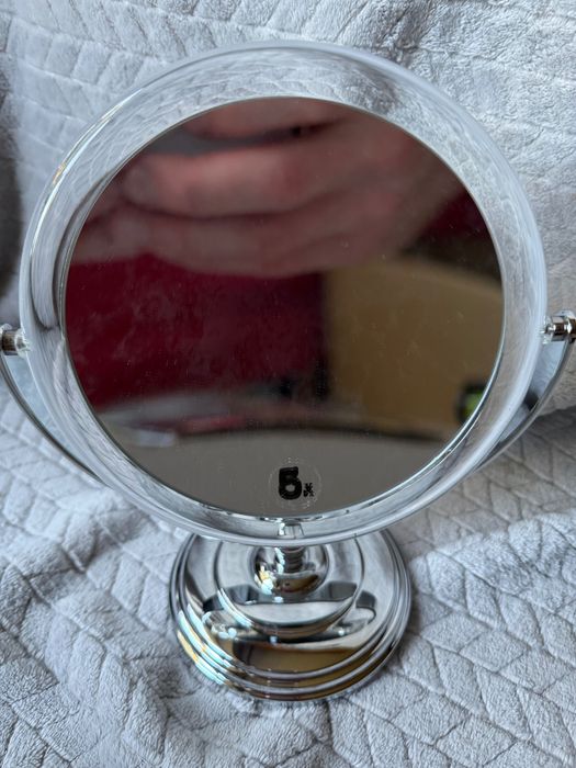 Nowe Lusterko stojące kosmetyczne 15 cm