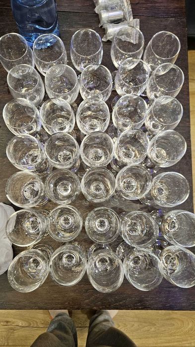 Kieliszki szklane komplet 50 sztuk 125 ml