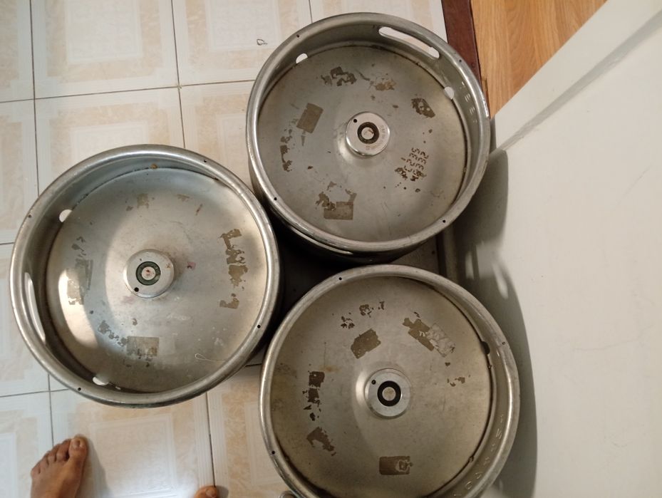 Barril inox 30L vazios