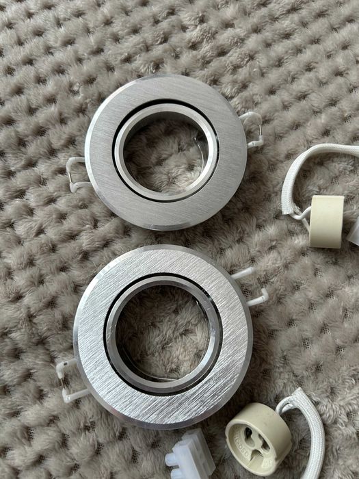 Zestaw oprawek sufitowych LED Polux Opal GU10 IP20 nowe